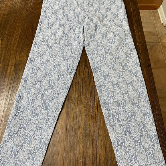 Soho Apparel LTD. Blue Lace Pants - Picture 1 of 3